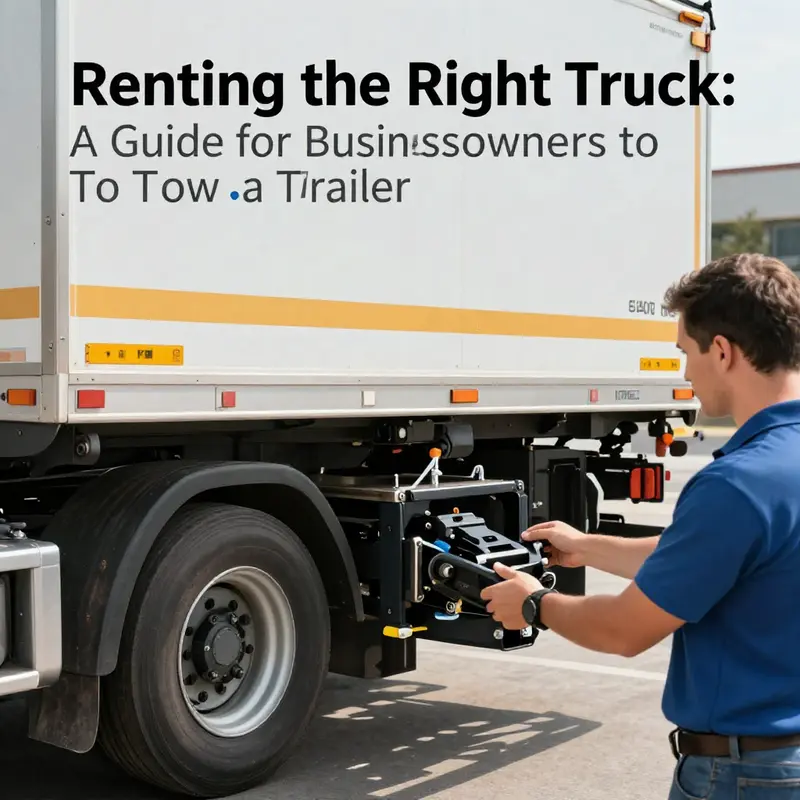 Various truck rental options suitable for towing trailers.