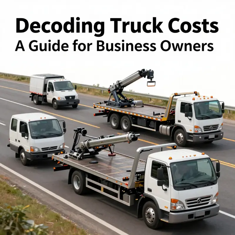 Different types of tow trucks displayed on a highway, illustrating their key features.