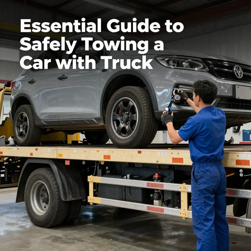 A thorough inspection ensures safety and readiness before towing.