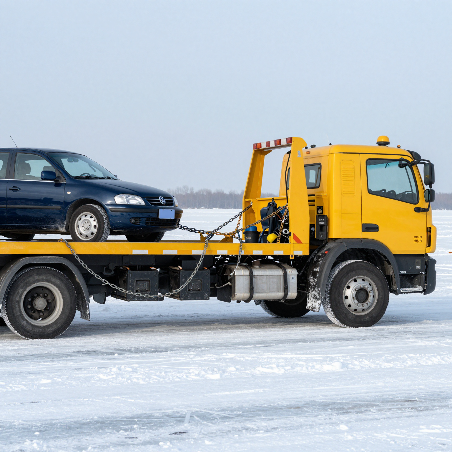 Ice Vehicle Towing