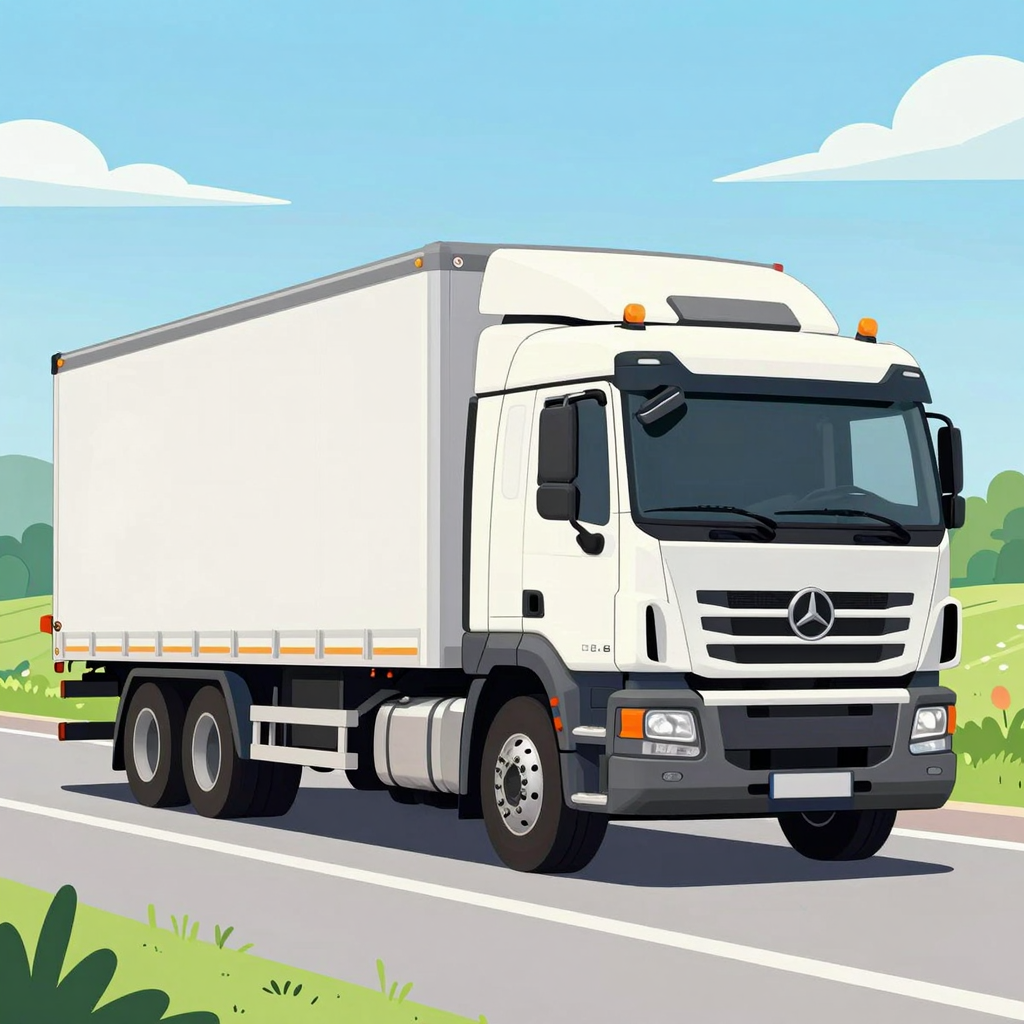 1 Ton Truck Towing a Trailer