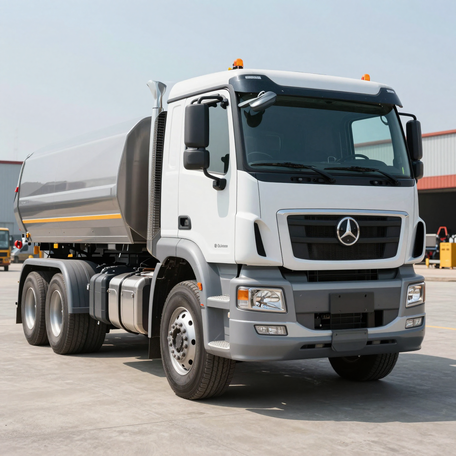 Heavy-duty truck showcasing towing capabilities