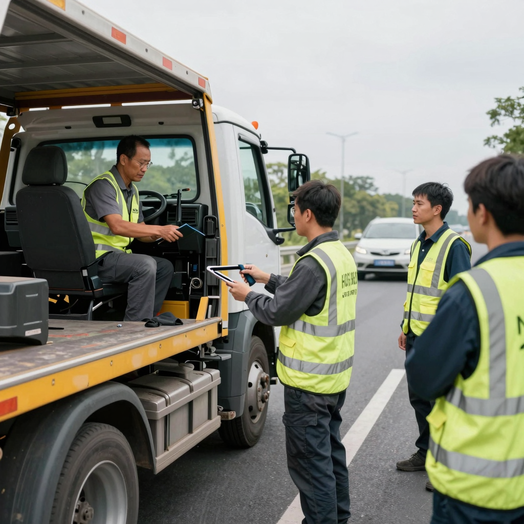 Tow truck training and safety