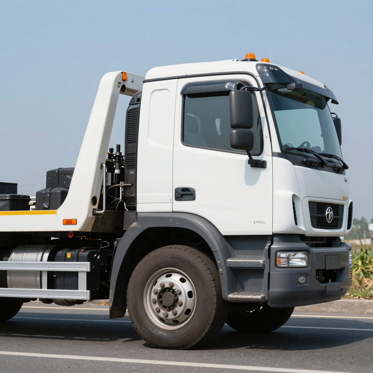 Tow truck image emphasizing its role in roadside assistance