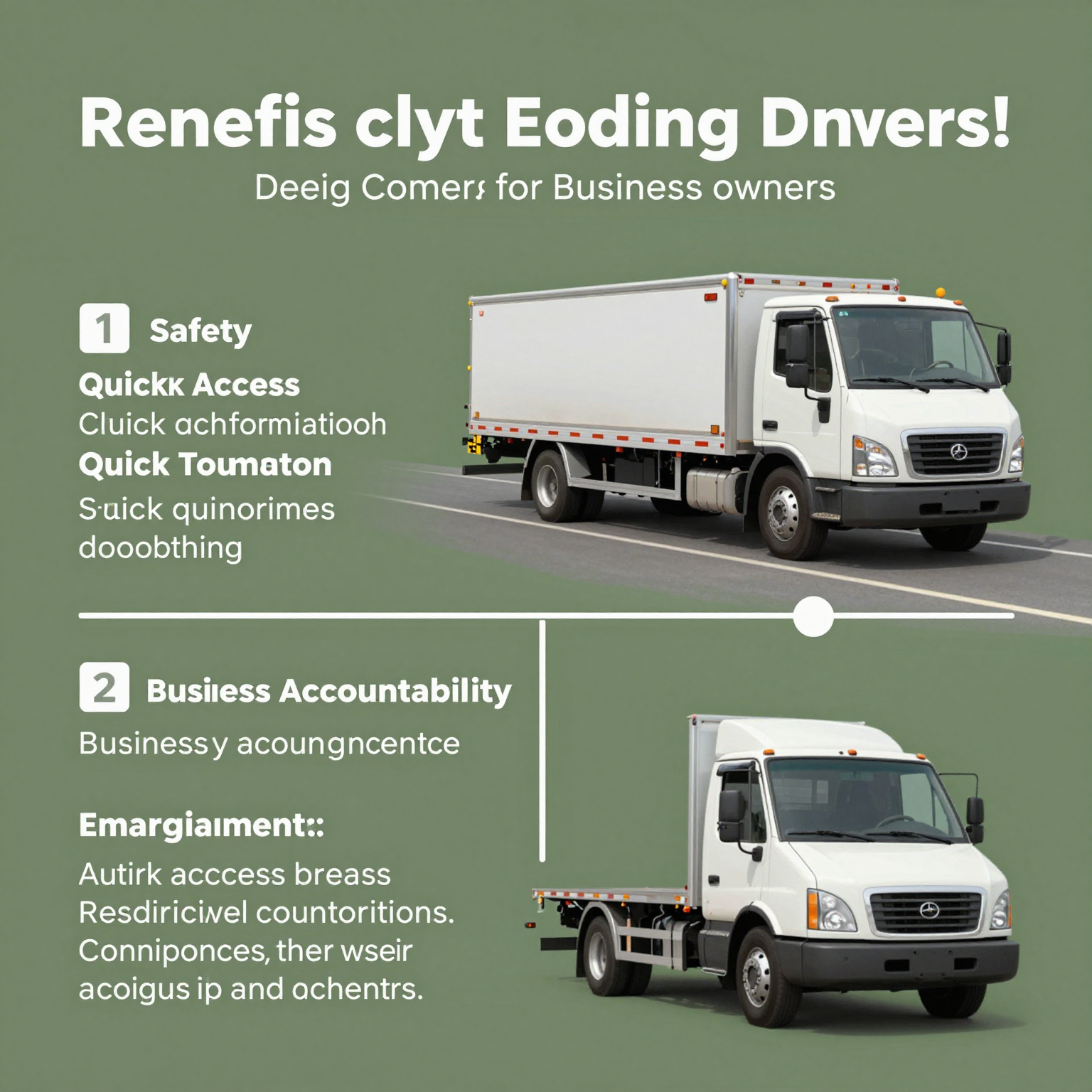 Infographic about the benefits of riding with a tow truck driver