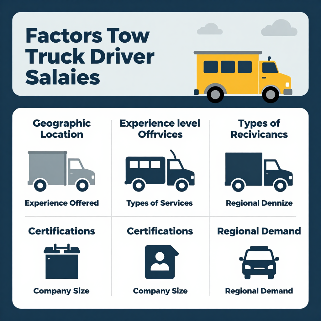 Factors Affecting Tow Truck Driver Salaries