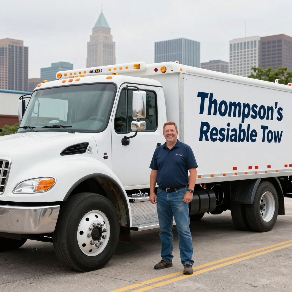 Mark Thompson, Successful Tow Truck Owner