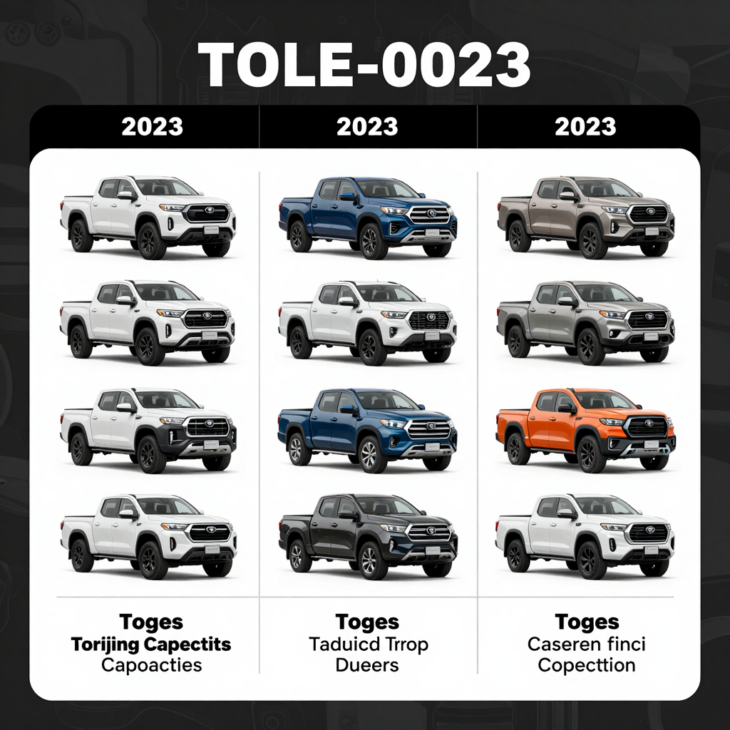 Comparative Table of Pickup Trucks