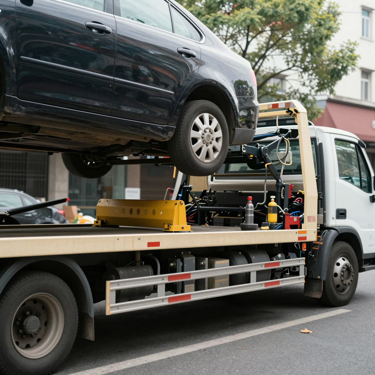Tow Truck in Action