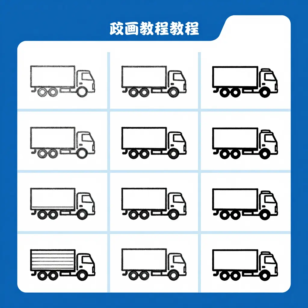 Tow Truck Drawing Tutorial