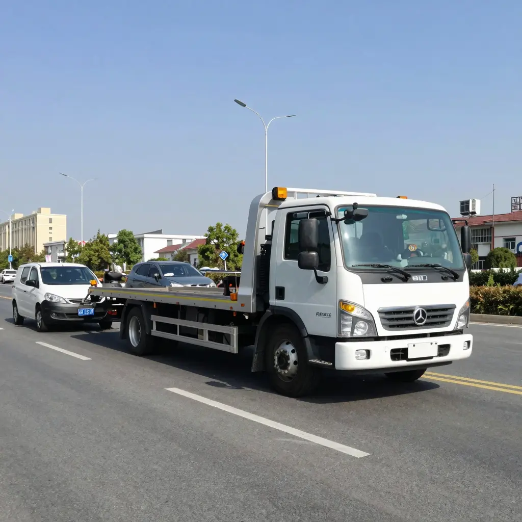 Tow Truck Responding to Incident