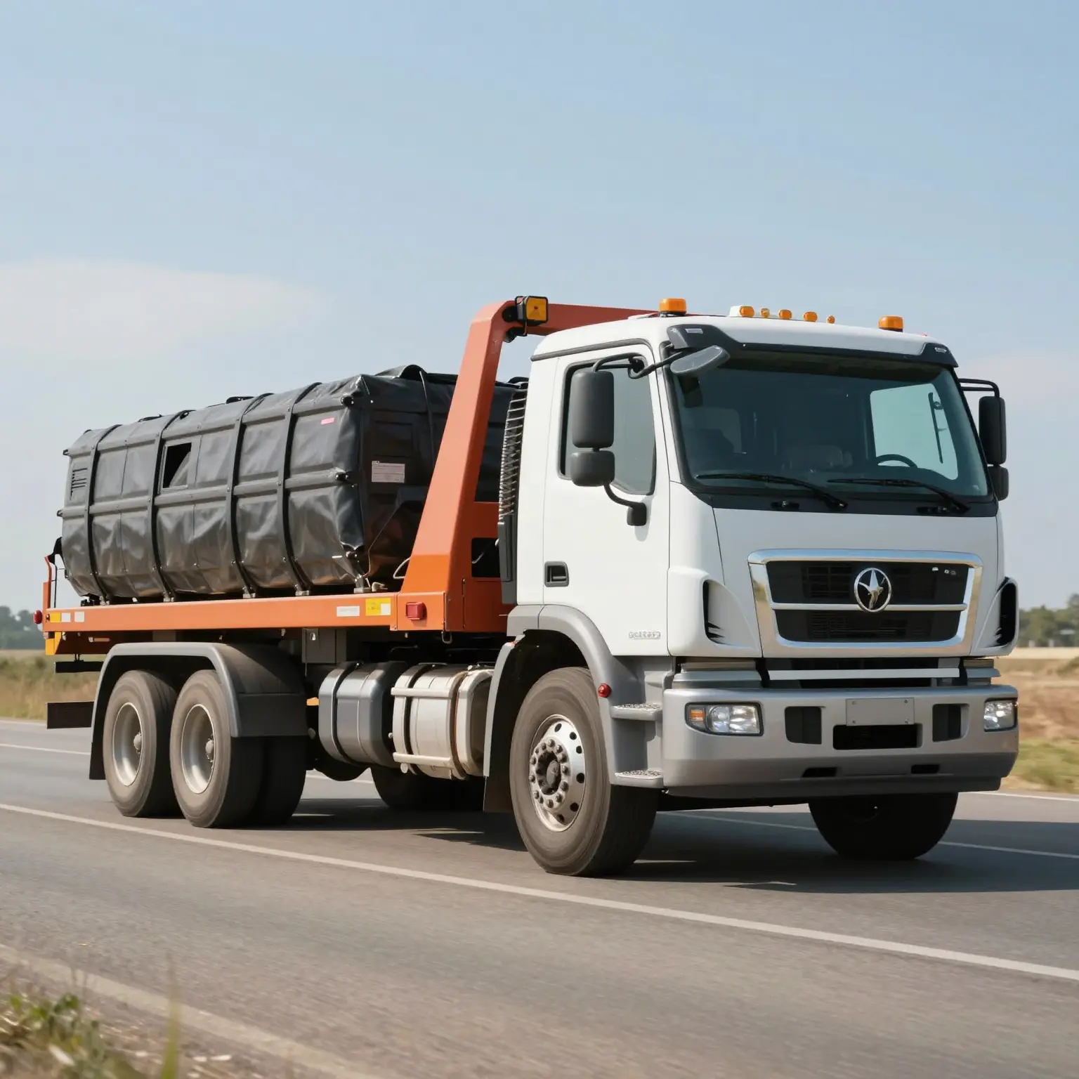 3/4 Ton Truck Towing a Heavy Load
