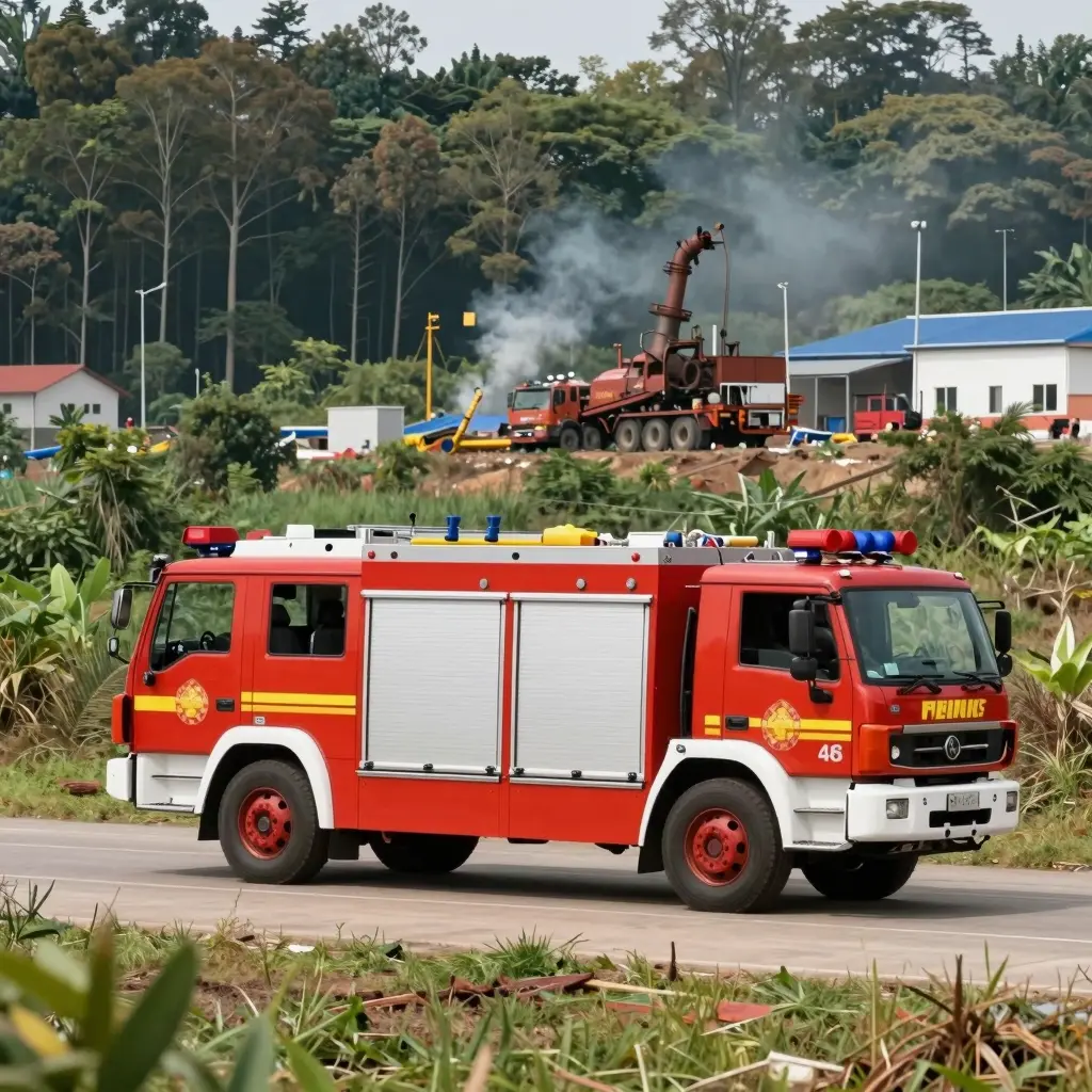 4WD fire truck