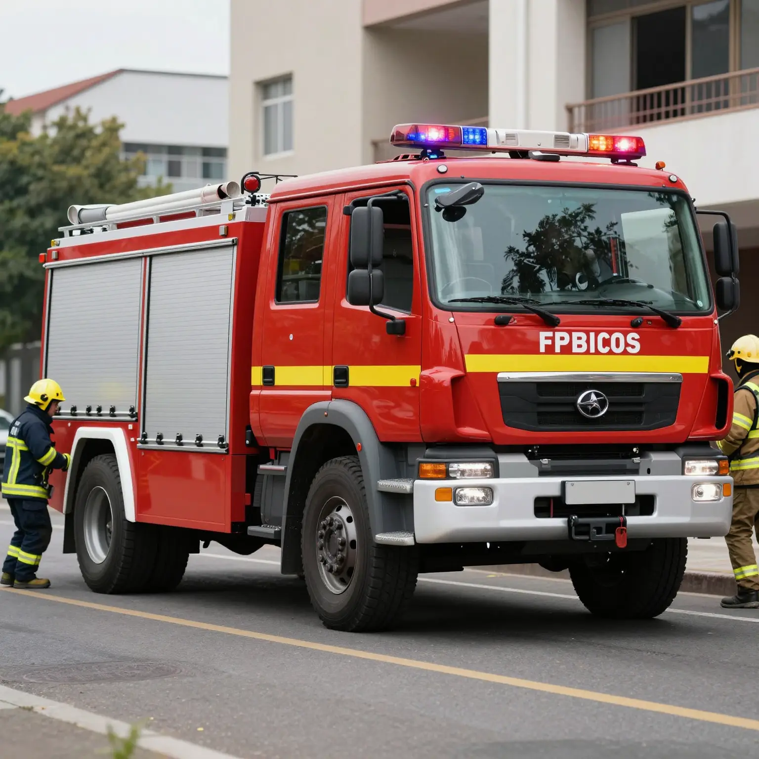 4WD Fire Truck in Action