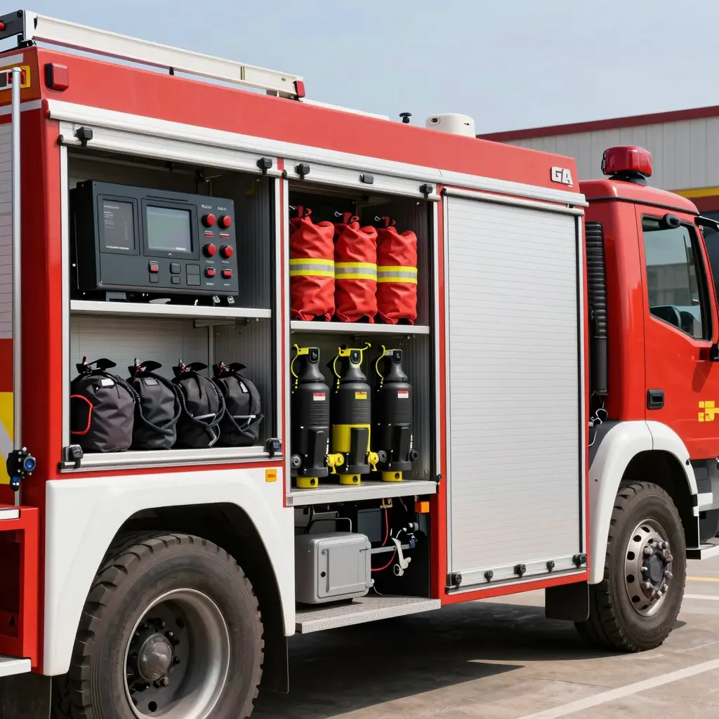 Safety Features of 4WD Fire Trucks
