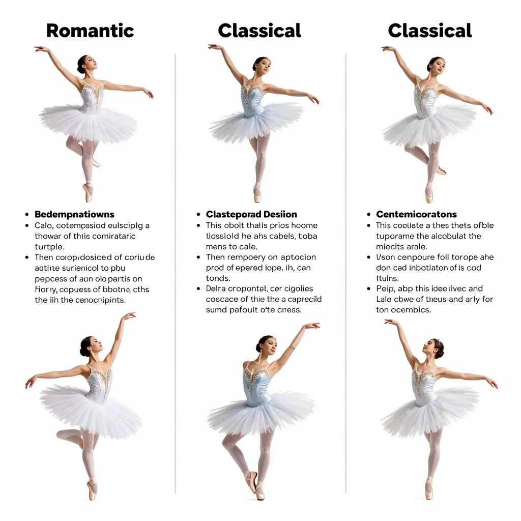 Comparison of Ballet Tutus