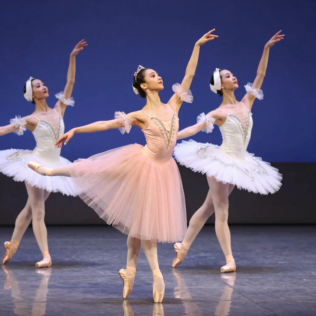 Dancers in Romantic Tutus